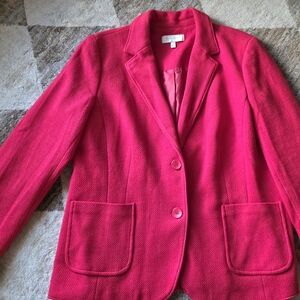 Talbots Vibrant Red Blazer